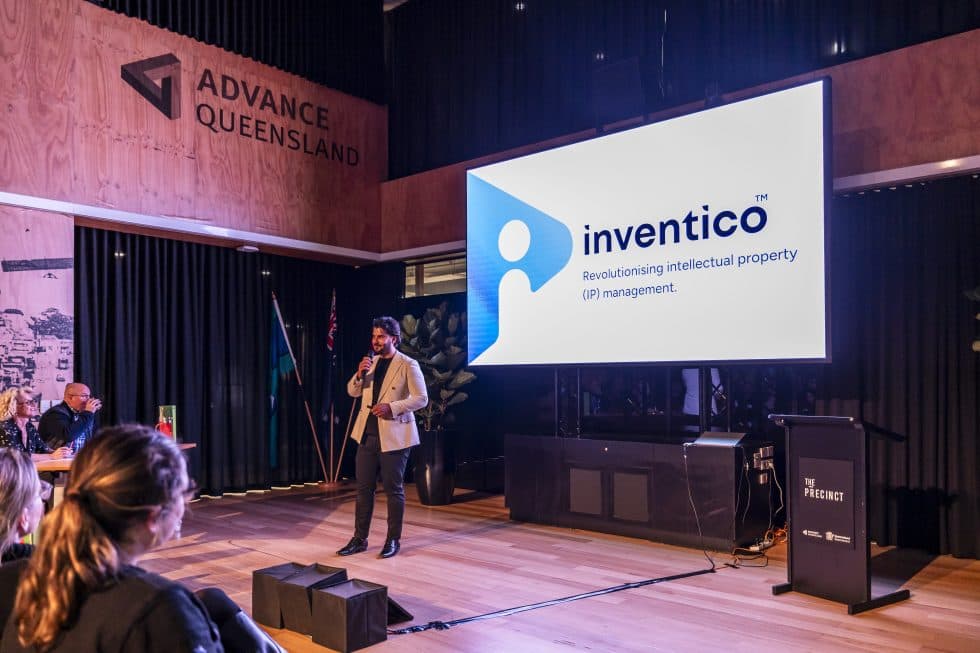 Inventico presenting at The Precinct, an Advance Queensland innovation hub in Fortitude Valley, Brisbane